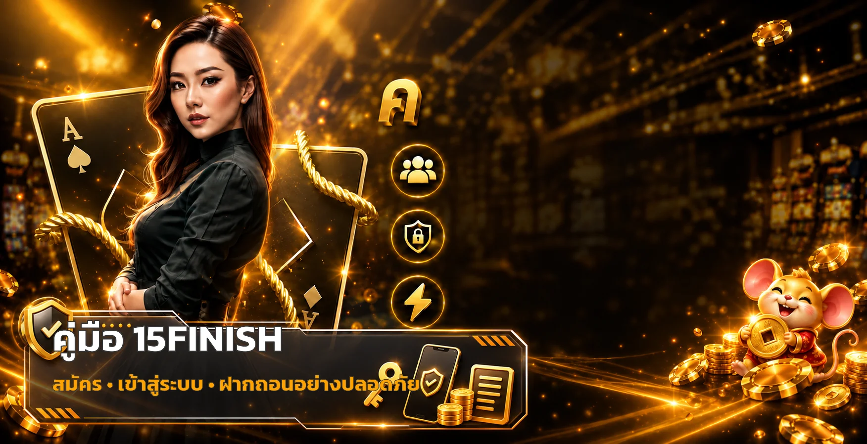 15FINISH คู่มือสมัคร เข้าระบบ และตรวจฝากถอน